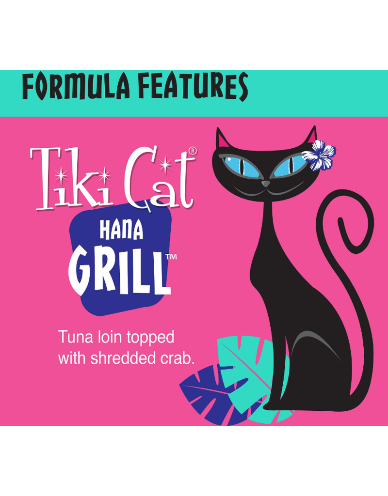 Tiki Cat Tiki Cat Canned Cat Food Hana Grill (Ahi Tuna w/ Crab) 6 oz CASE