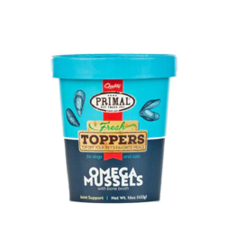 Primal Pet Foods Primal Frozen Fresh Toppers | Omega Mussel Melange 16 oz (*Frozen Products for Local Delivery or In-Store Pickup Only. *)