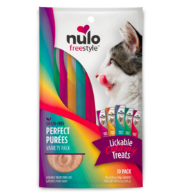 Nulo Nulo Freestyle Perfect Purees Cat Treats | Variety Pack 10 pk