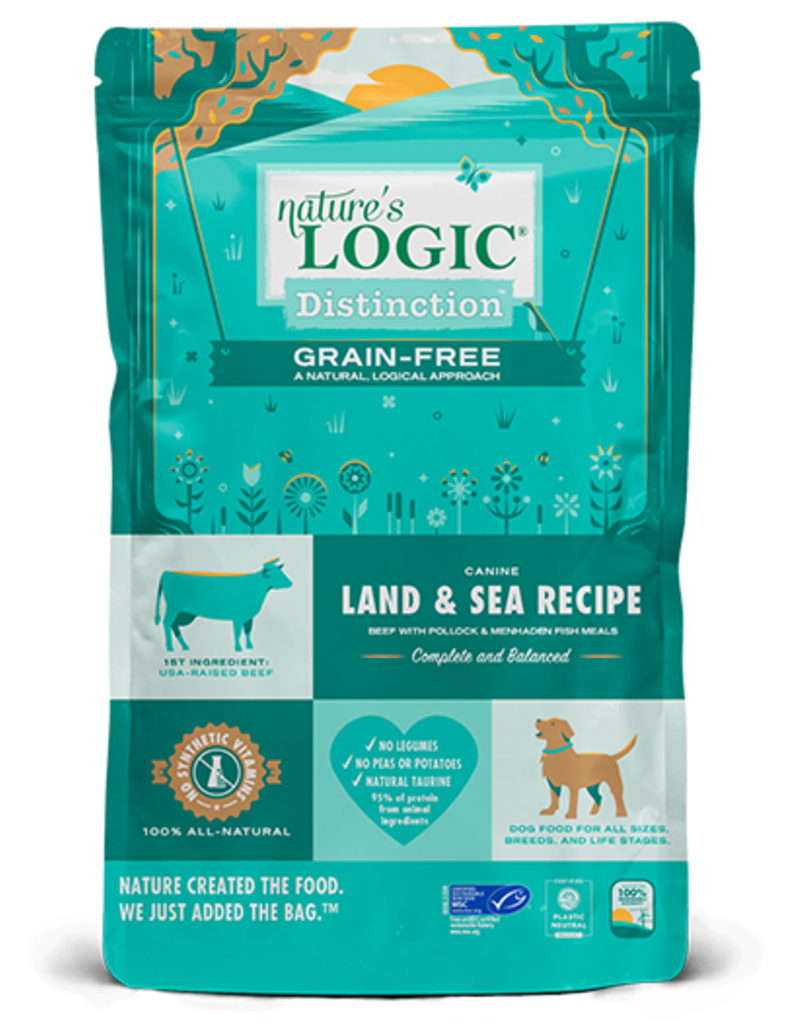 Nature's Logic Nature's Logic Distinction Grain-Free Dog Kibble | Land & Sea Recipe 24 lb