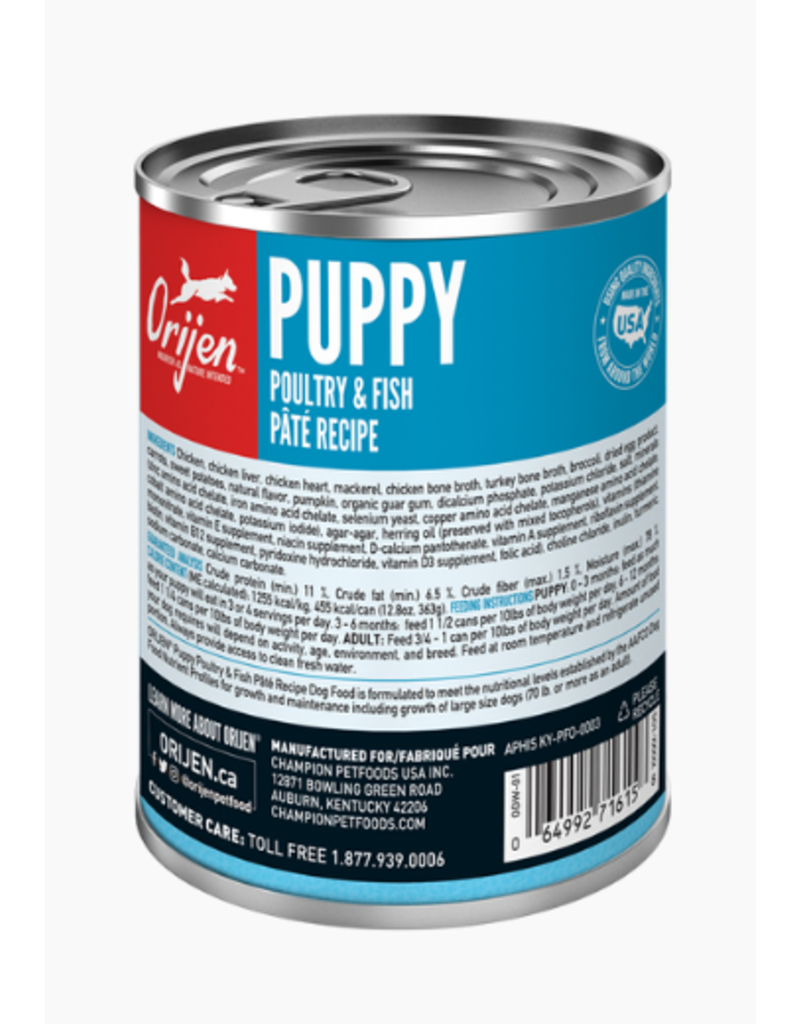 Orijen Orijen Canned Dog Food | Puppy Pate 12.8 oz single