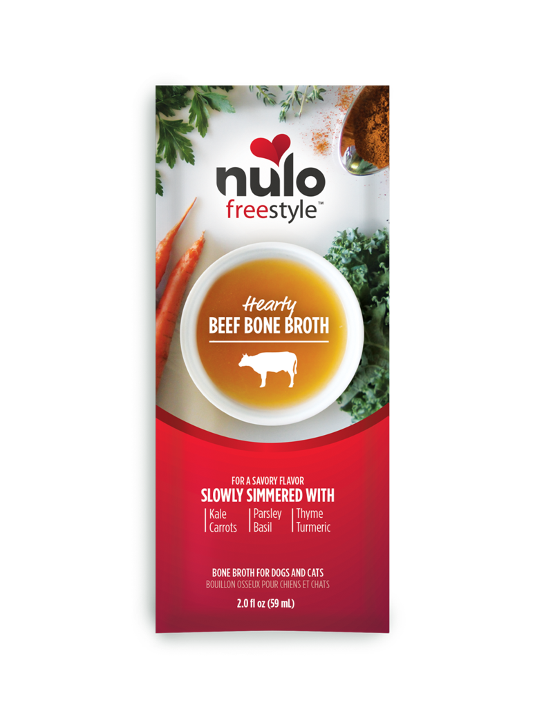 Nulo Nulo Freestyle Bone Broth | Hearty Beef Pouch 2 oz single