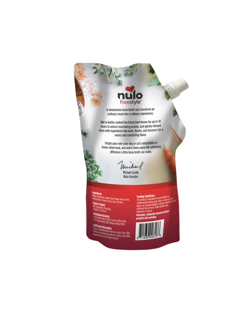 Nulo Nulo Freestyle Bone Broth | Hearty Beef 20 oz