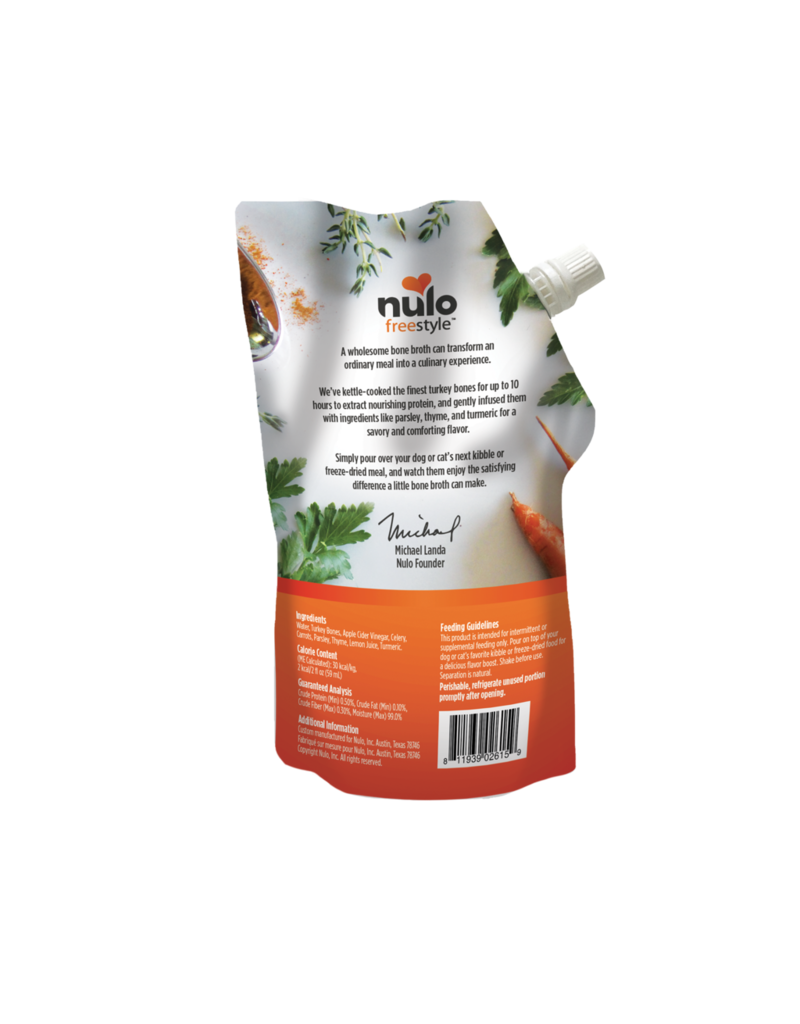 Nulo Nulo Freestyle Bone Broth | Classic Turkey 20 oz