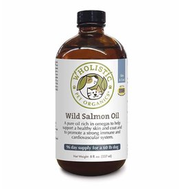 Wholistic Pet Organics Wholistic Pet Organics Wild Deep Sea Salmon Oil 8 oz