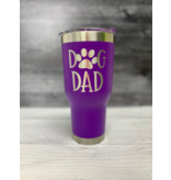 The Pet Beastro The Pet Beastro Tumbler | Dog Dad Purple Heart Logo