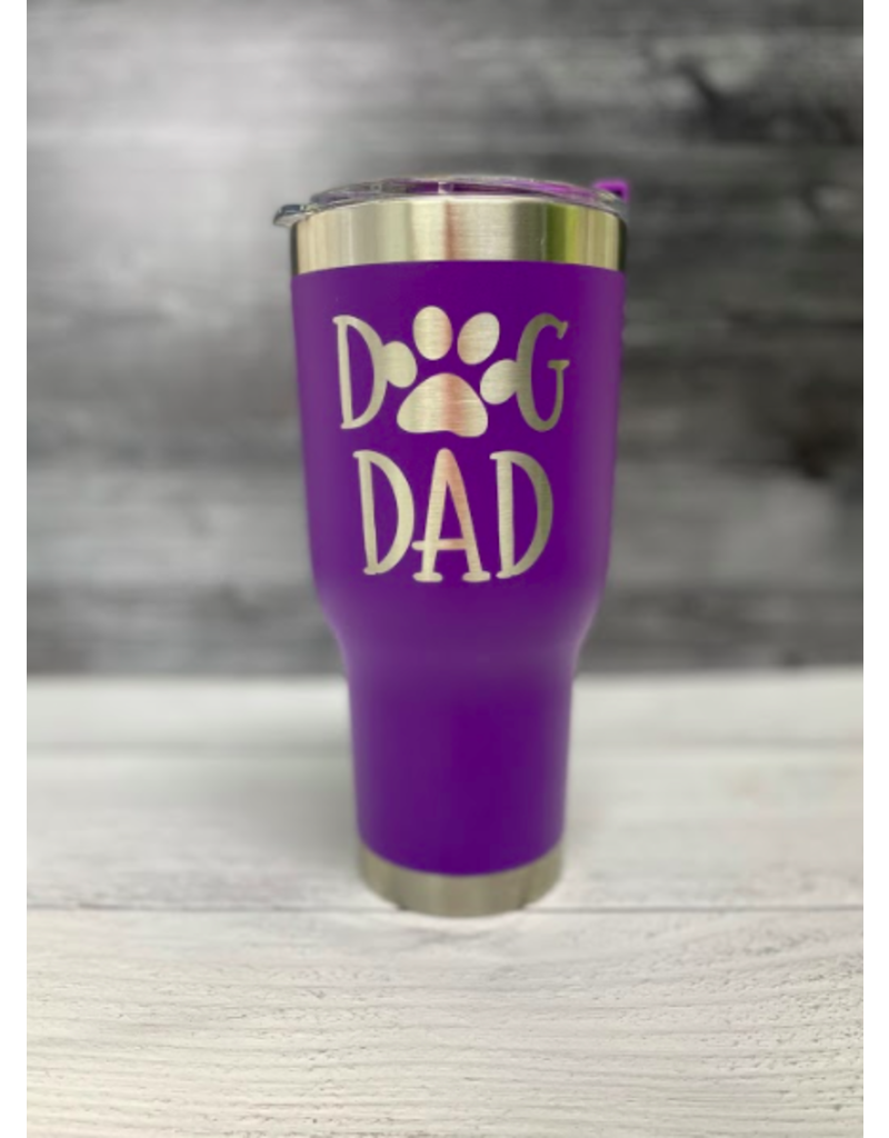 The Pet Beastro The Pet Beastro Tumbler | Dog Dad Purple Motto Logo