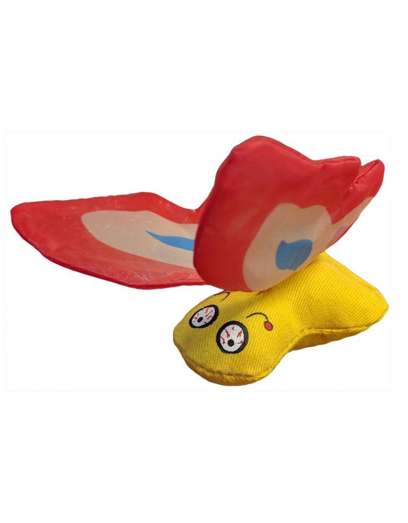 Yeowww! Yeowww! Cat Toys Butterfly Red