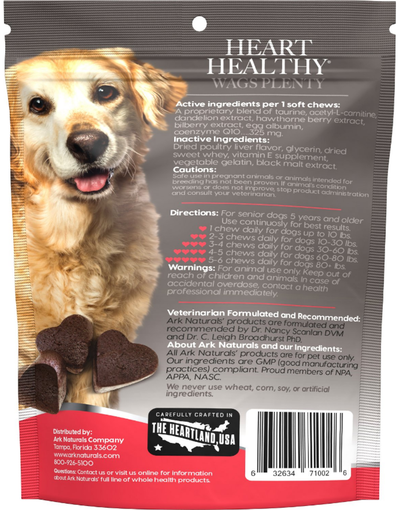 Ark Naturals Dog Treats | Gray Muzzle Senior Heart Healthy! Wags Plenty!  4.23 oz