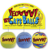 Yeowww! Yeowww! Cat Toys My Cats Balls 3 pk