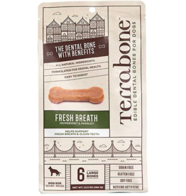 Presidio Natural Pet Co Terrabone Dental Bones Fresh Breath Large 13.5 oz