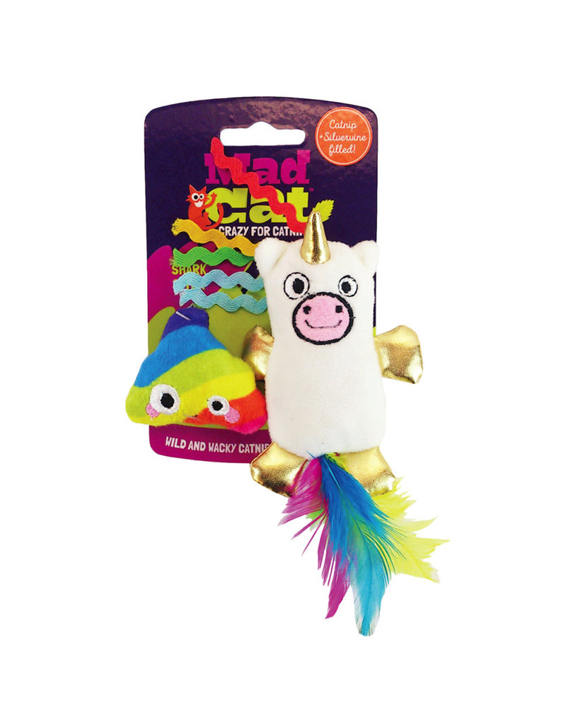 Mad Cat DISC Mad Cat Catnip Toys | Mewnicorn 2 pk