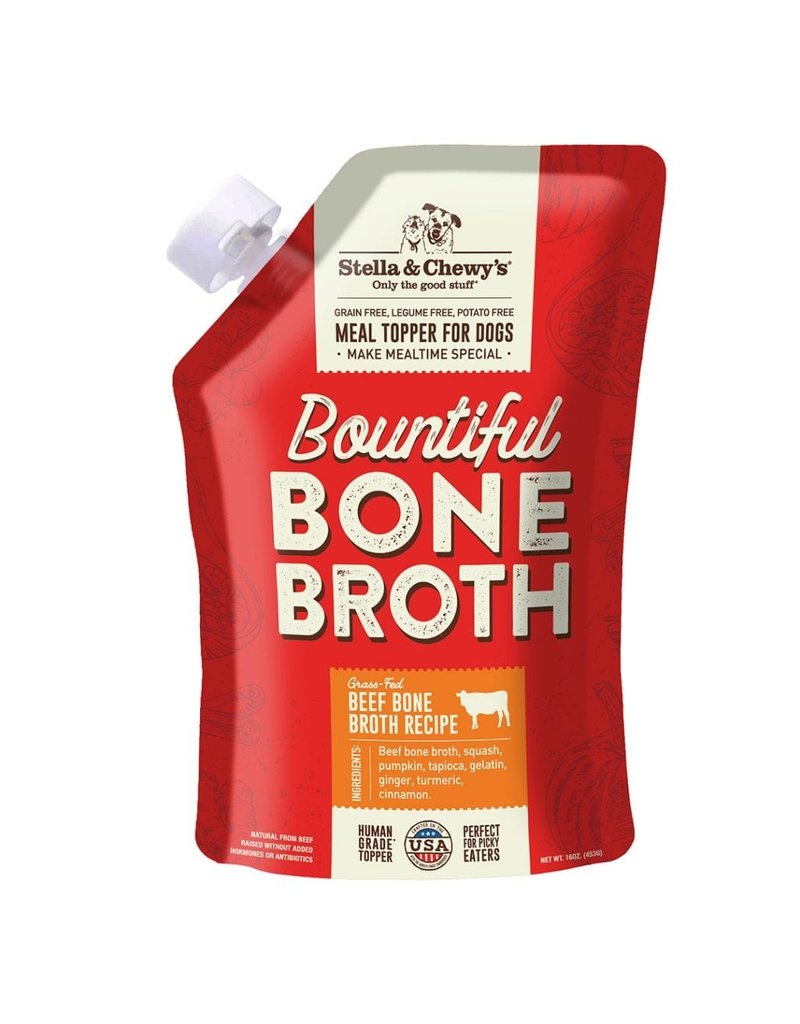 Stella & Chewy's Stella & Chewy's Meal Topper for Dogs | Bountiful Bone Broth Beef Recipe 16 oz