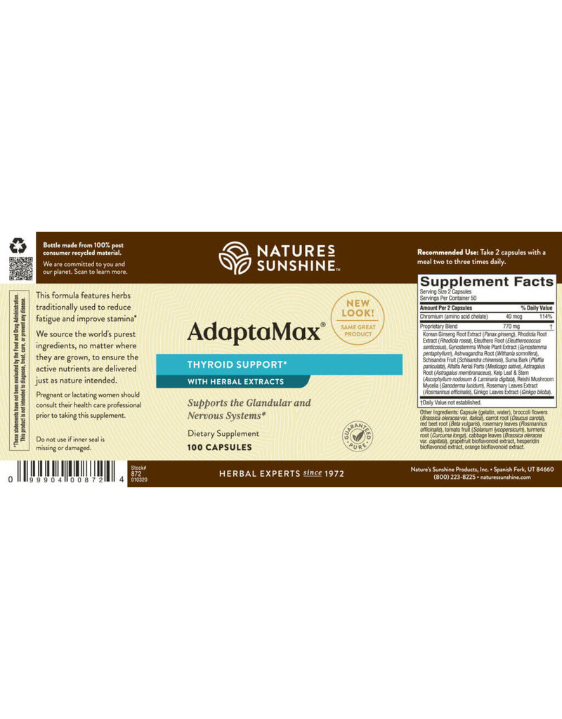 Nature's Sunshine Nature's Sunshine Supplements AdaptaMax 100 capsules