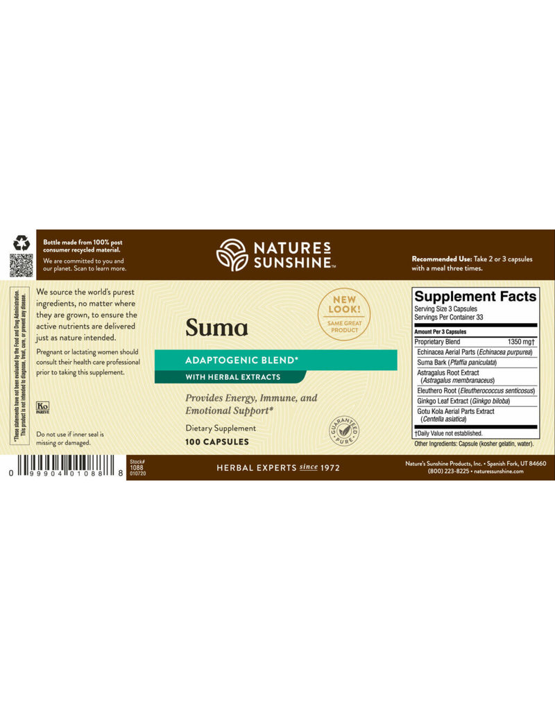 Nature's Sunshine Nature's Sunshine Supplements SUMA 100 capsules