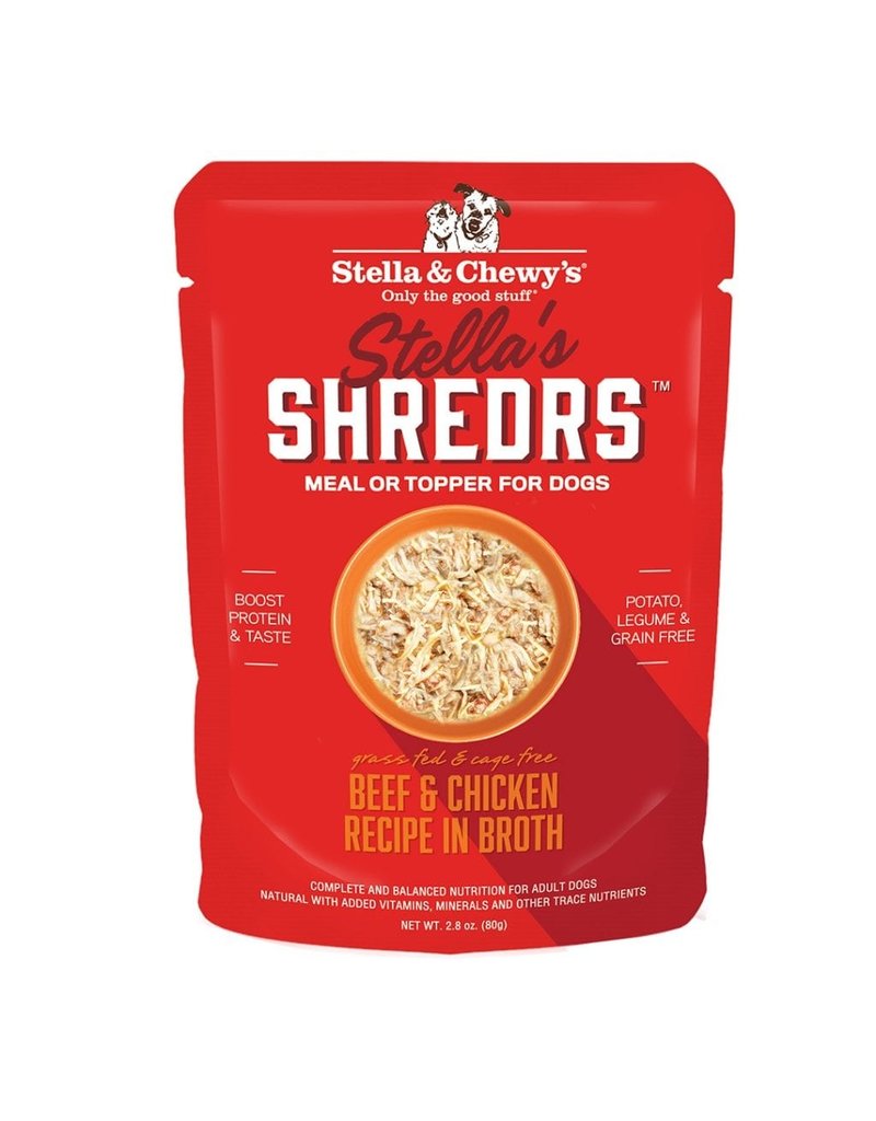 Stella & Chewy's Stella & Chewy's Shredrs Dog Pouches | Beef & Chicken 2.8 oz single