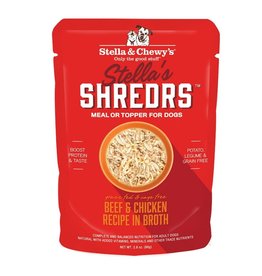 Stella & Chewy's Stella & Chewy's Shredrs Dog Pouches | Beef & Chicken 2.8 oz CASE