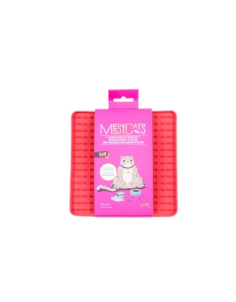 Messy Mutts Messy Cats | Reversible Interactive Feeding Mat Watermelon