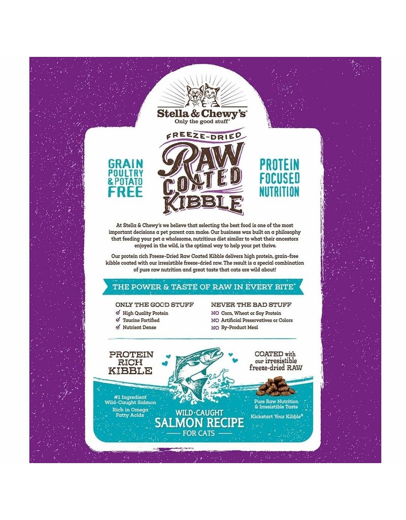 Stella & Chewy's Stella & Chewy's Raw Coated Cat Kibble | Wild-Caught Salmon 10 lb