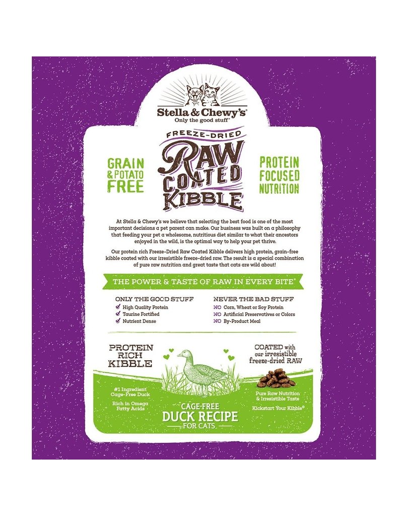 Stella & Chewy's Stella & Chewy's Raw Coated Cat Kibble | Cage-Free Duck 2.5 lb