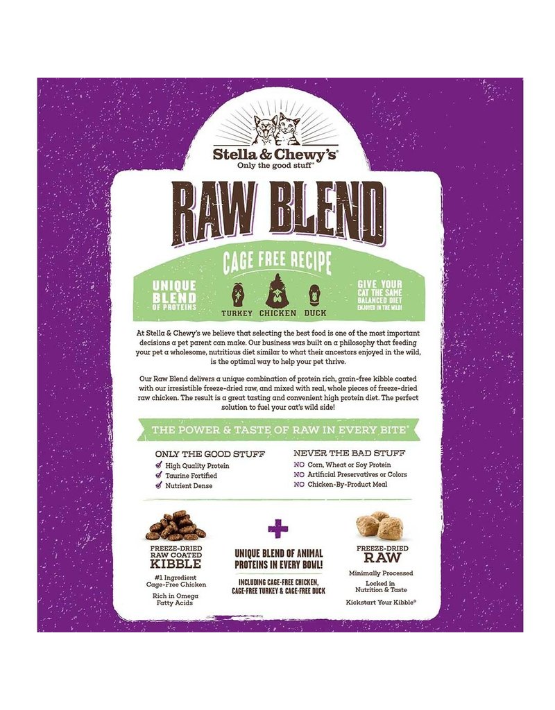 Stella & Chewy's Stella & Chewy's Raw Blend Cat Kibble | Cage Free Recipe 10 lb