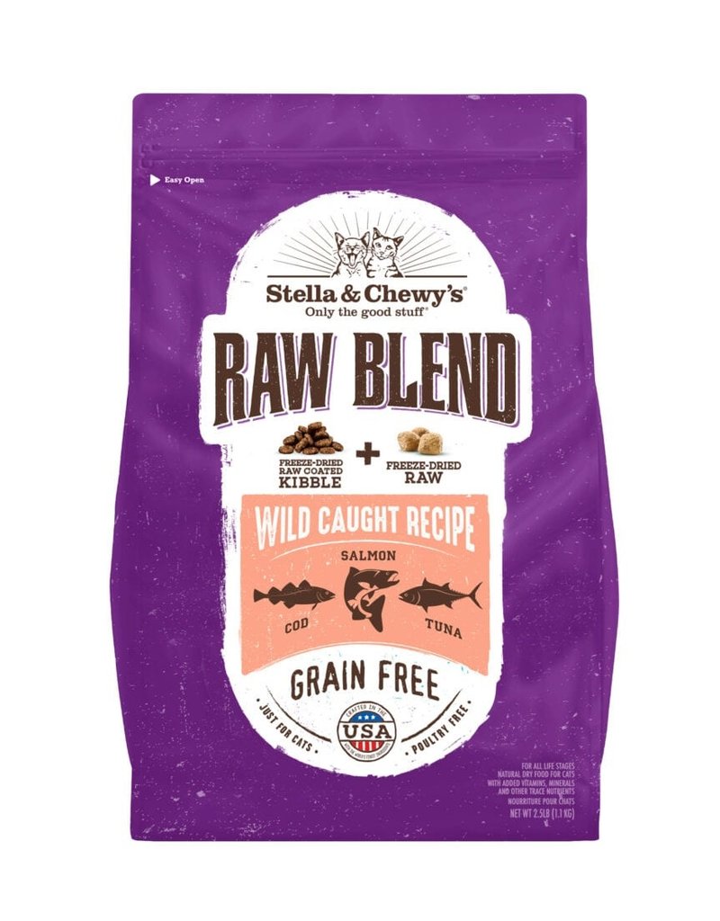 Stella & Chewy's z Stella & Chewy's Raw Blend Cat Kibble | Wild Caught Recipe 5 lb