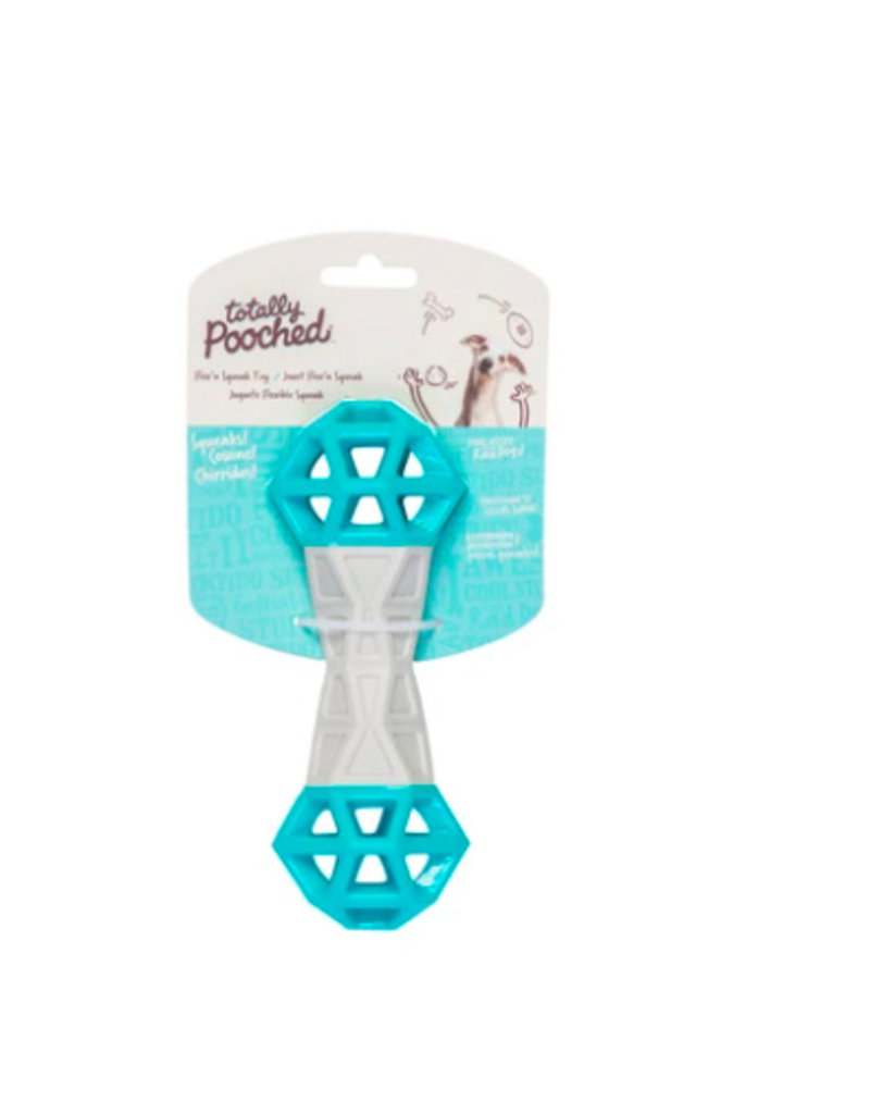 Totally Pooched Totally Pooched Dog Toys | Flex N Squeak Gray/Teal