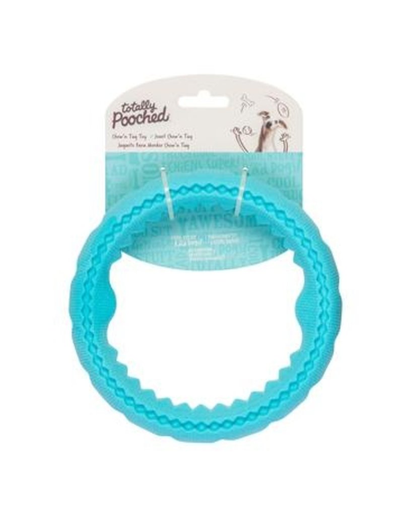 Totally Pooched Totally Pooched Dog Toys | Chew N Tug Ring Teal