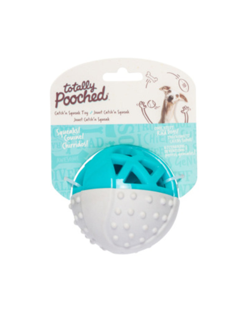 Totally Pooched Totally Pooched Dog Toys | Catch N Squeak Gray/Teal