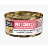 Koha Koha Pure Shreds Canned Cat Food | Chicken & Salmon 2.8 oz CASE