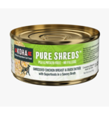 Koha Koha Pure Shreds Canned Cat Food | Chicken & Duck 2.8 oz CASE