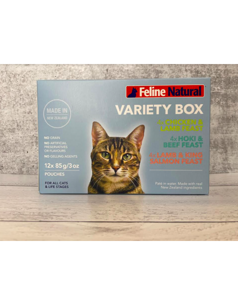 Feline Natural Feline Natural Cat Food Pouches | Variety Pack 3 oz CASE