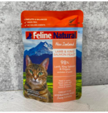 Feline Natural Feline Natural Cat Food Pouches | Lamb & Salmon 3 oz CASE