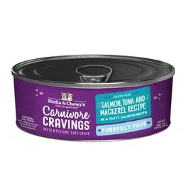 Stella & Chewy's Stella & Chewy's Carnivore Cravings Canned Cat Food Purrfect Pate | Salmon, Tuna, & Mackerel 2.8 oz CASE