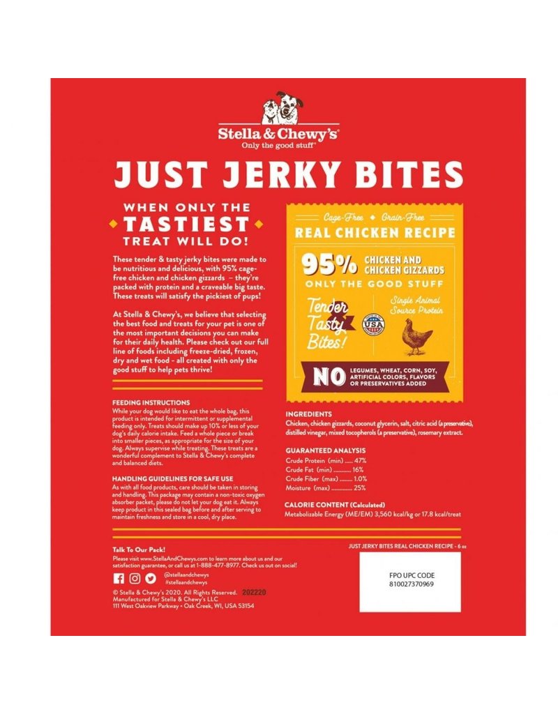 Stella & Chewy's Stella & Chewy's Just Jerky Treats | Chicken 6 oz
