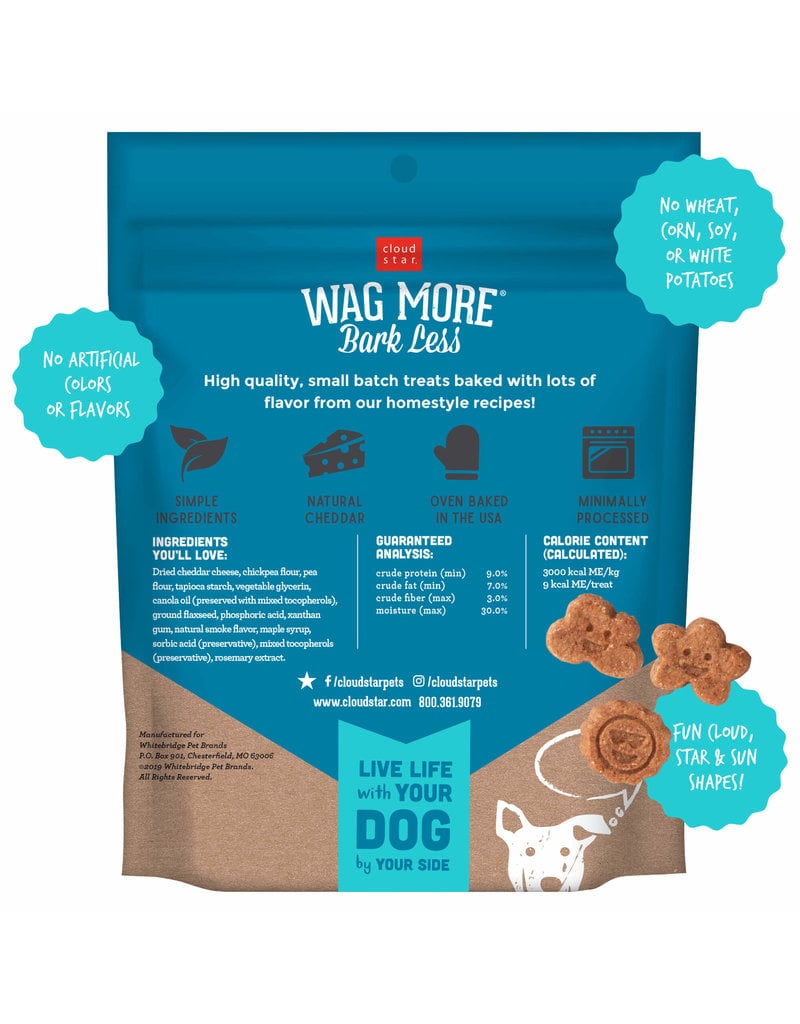 Cloud Star Cloud Star Wag More Bark Less GF Soft Chews Aged Cheddar 6 oz