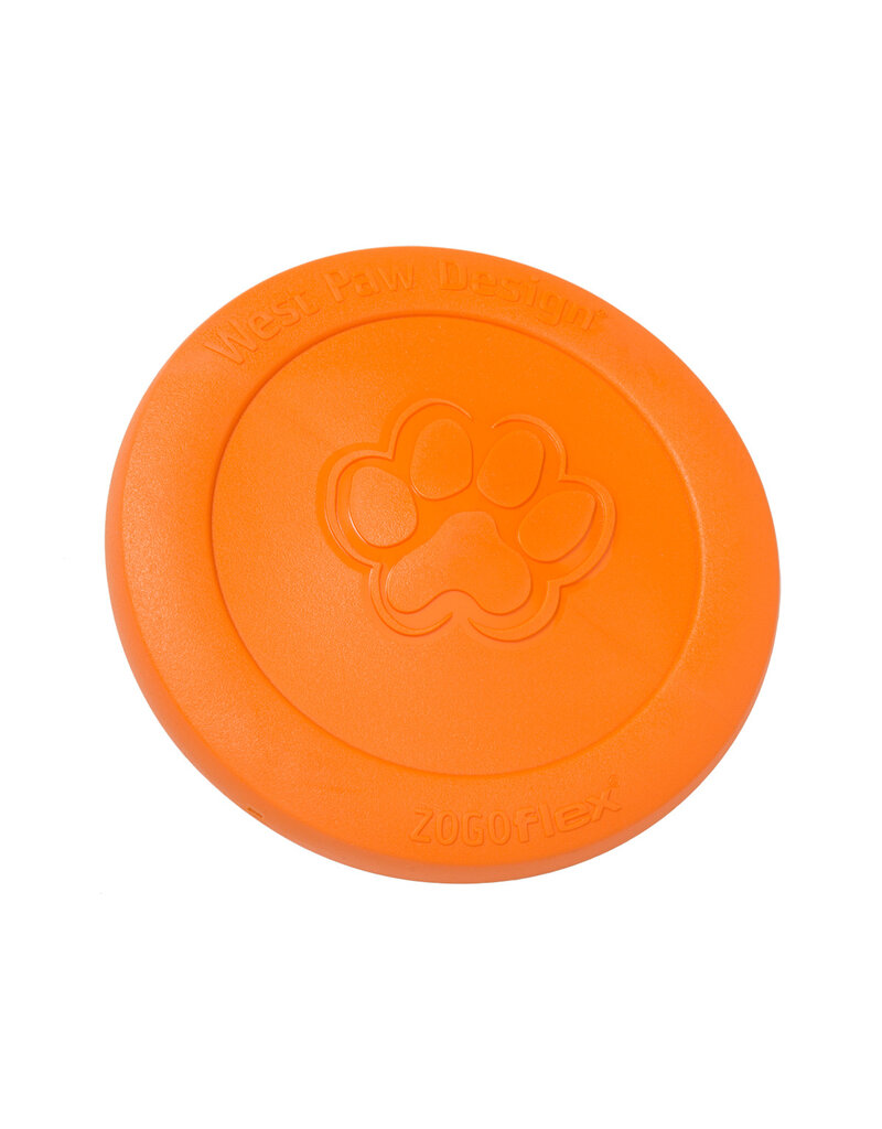 West Paw West Paw Zogoflex Zisc Tangerine Small 6.5"