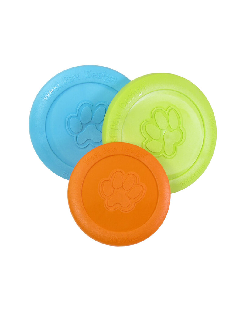 West Paw West Paw Zogoflex Zisc Tangerine Small 6.5"