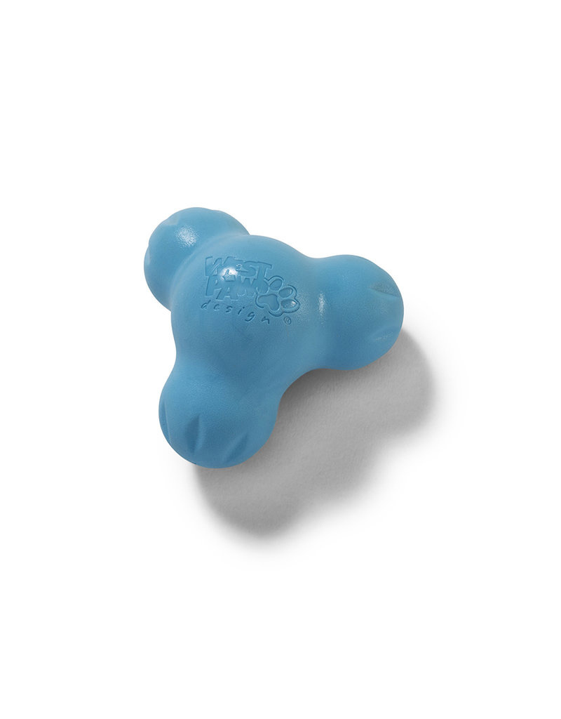 West Paw Toppl Dog Toy Small Aqua Blue
