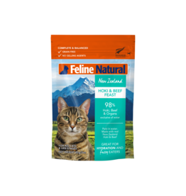 Feline Natural Feline Natural Cat Food Pouches | Hoki & Beef 3 oz CASE