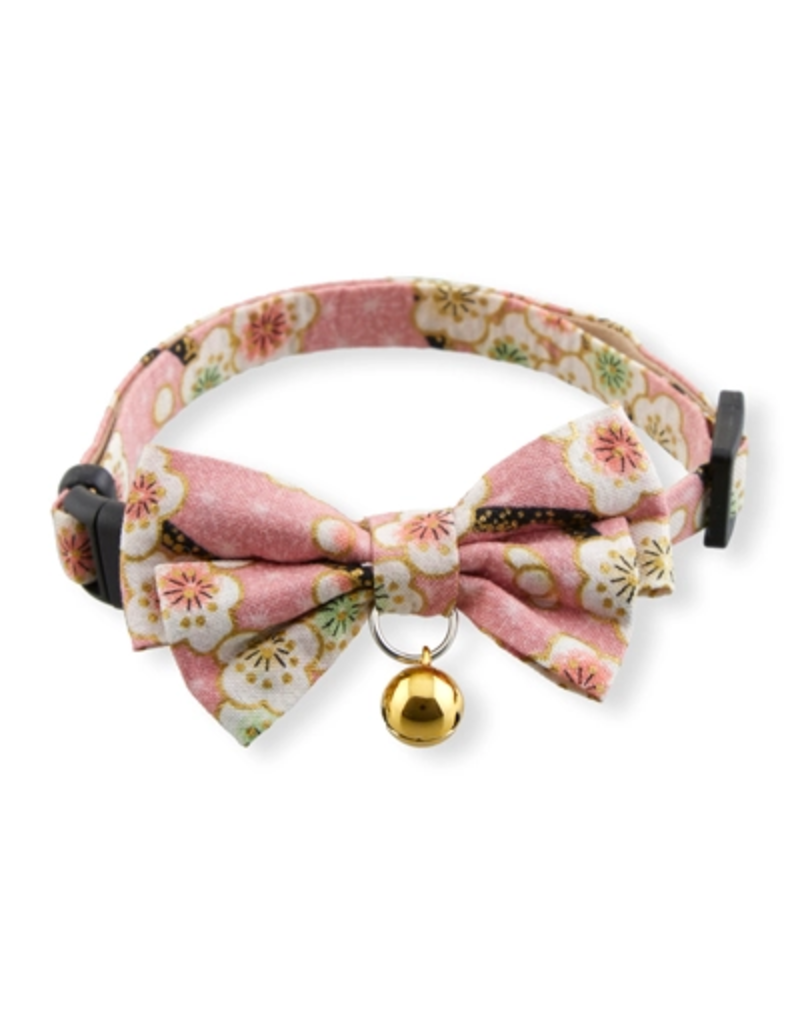 Necoichi Necoichi Cat Collar | Hanami Bow Tie Pink