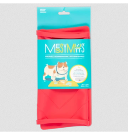 Messy Mutts Messy Mutts Silicone Mat | Medium Framed Food Mat with Raised Edge / Watermelon 20" x 12"