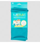 Messy Mutts Messy Mutts Silicone Mat | Medium Framed Food Mat with Raised Edge / Blue 20" x 12"
