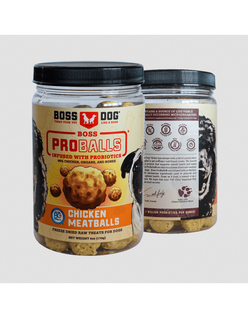 Boss Dog Brand Boss Dog Treats | ProBalls Chicken 3 oz