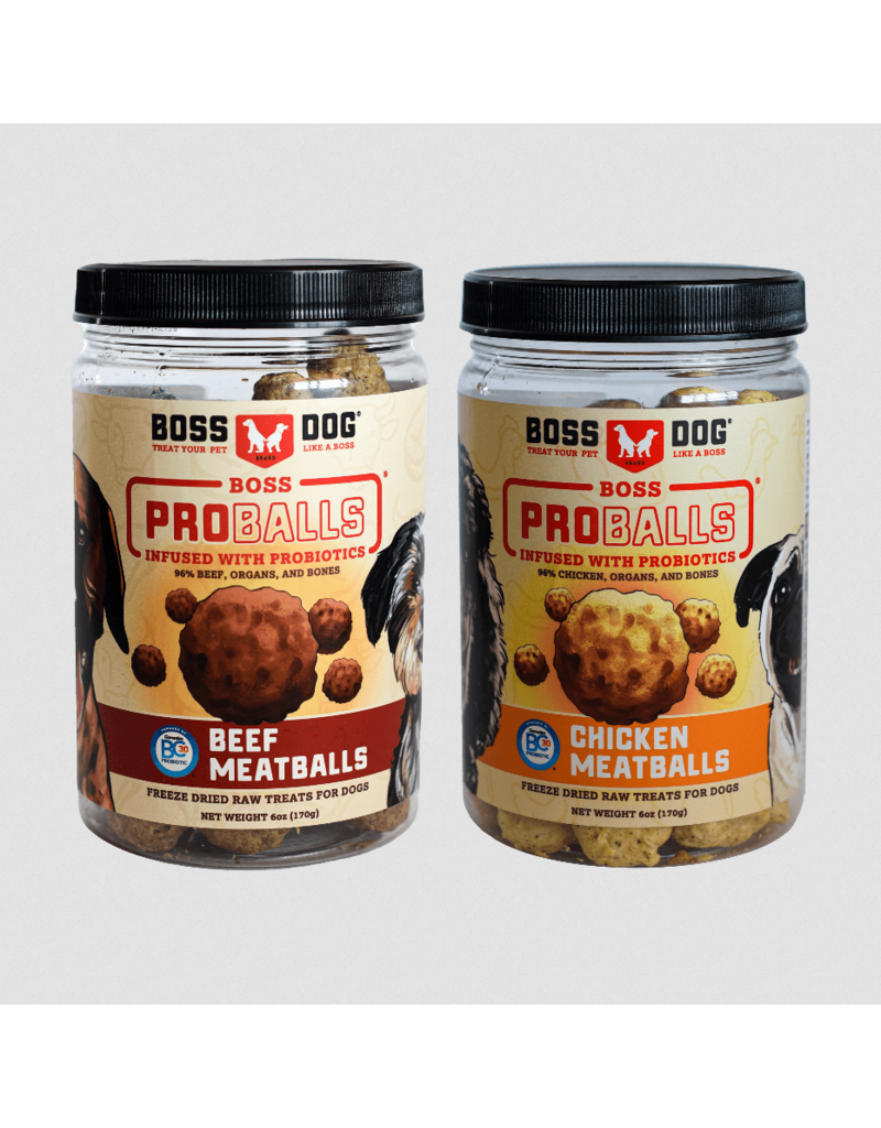 Boss Dog Brand Boss Dog Treats | ProBalls Beef 3 oz