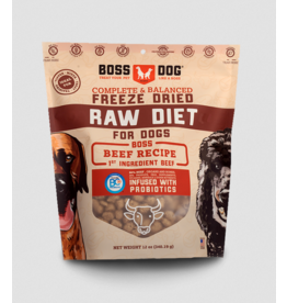 Boss Dog Brand Boss Dog Freeze Dried Dog Food | Beef Recipe 12 oz Nuggets