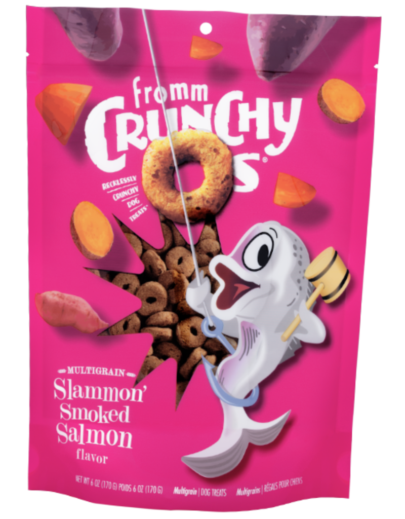 Fromm Fromm Crunchy-O's Dog Treats | Multigrain Slammon Salmon 6 oz