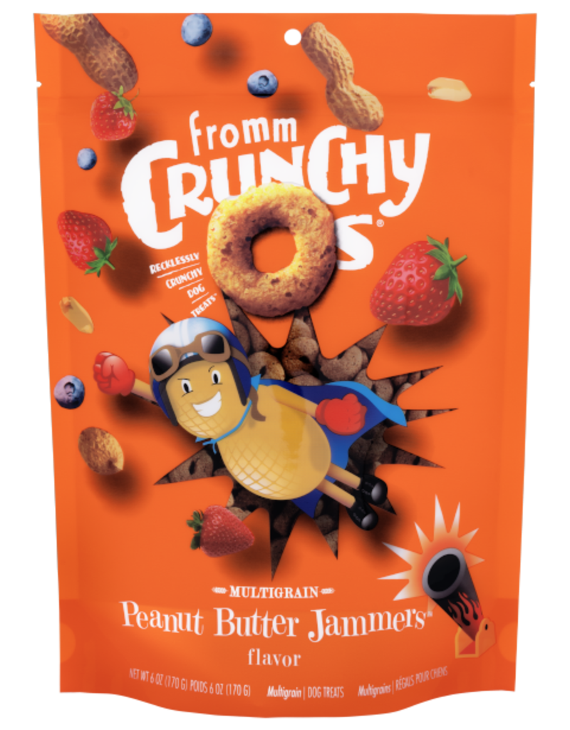 Fromm Fromm Crunchy-O's Dog Treats | Multigrain Peanut Butter Jammers 6 oz