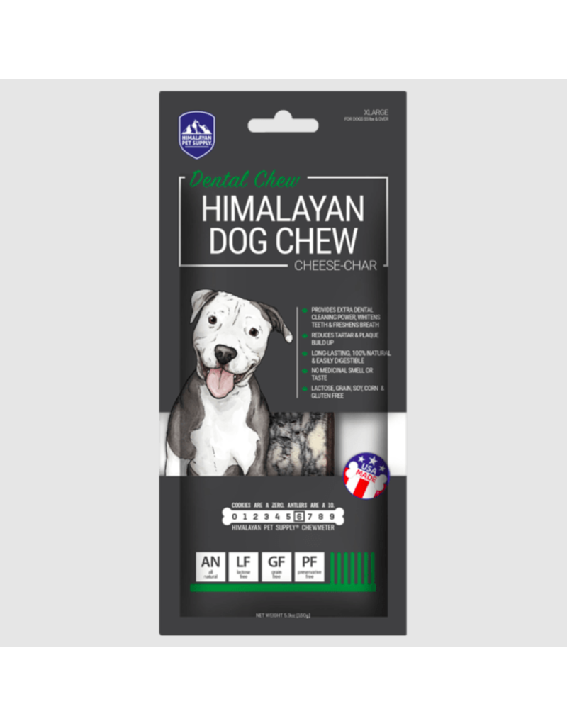 Himalayan Dog Chew Himalayan Dog Treats | Cheese Charcoal Chew Extra Large (XL) 5.3 oz