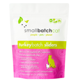 Smallbatch Pets Smallbatch Frozen Cat Food 1 oz Sliders  | Turkey 9 lbs (*Frozen Products for Local Delivery or In-Store Pickup Only. *)